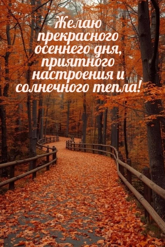 желаю хорошего осеннего дня картинки