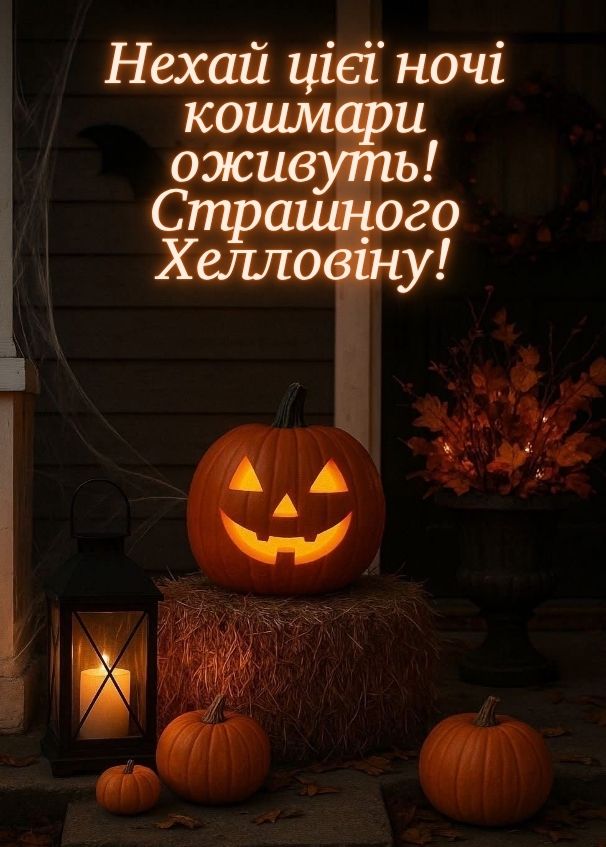 привітання на Хелловін в картинках