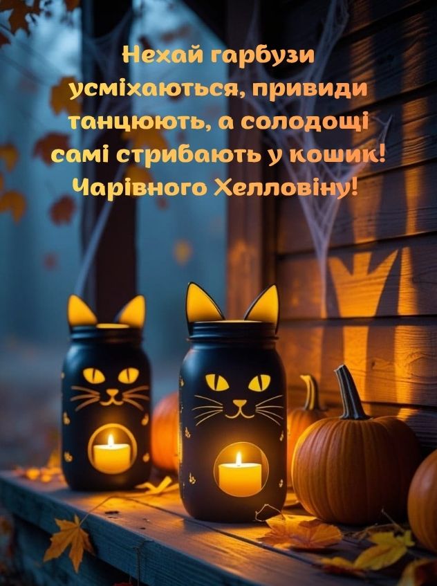 привітання на Хелловін