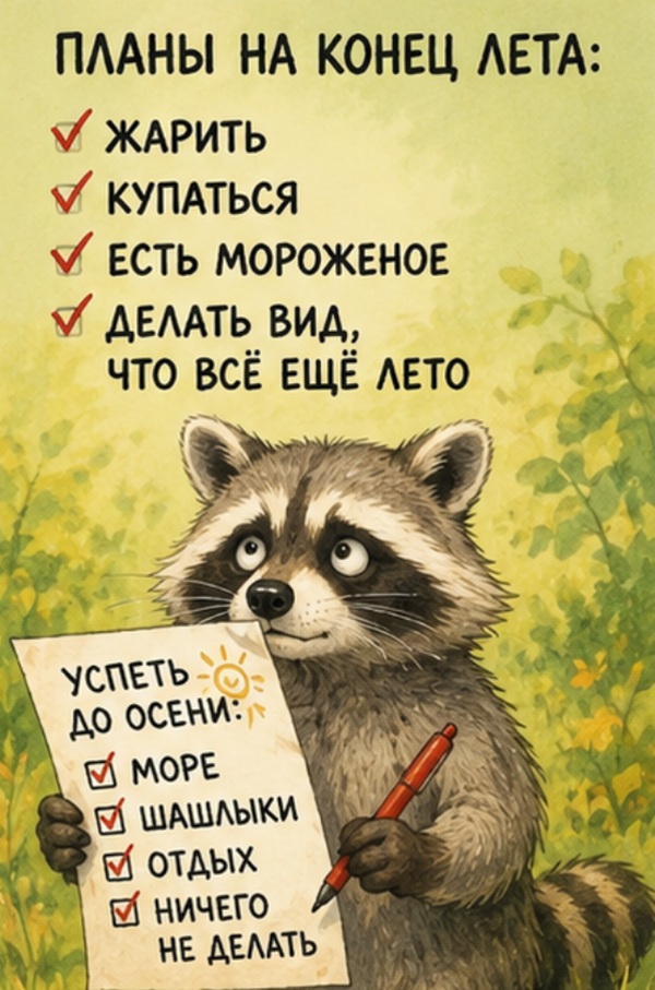 прикольные картинки с окончанием лета