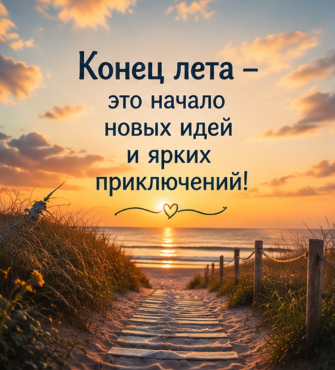 с окончанием лета картинки 
