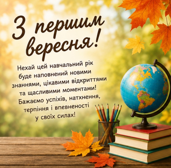 з першим вересня