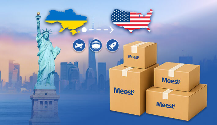 доставка до США від Meest ПОШТА