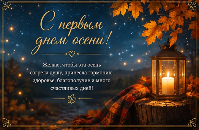 красивые картинки с первым днем осени
