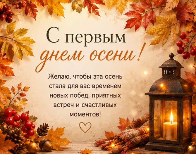 с первым днем осени картинки