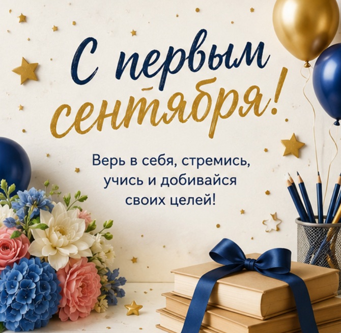 с первым сентября открытки