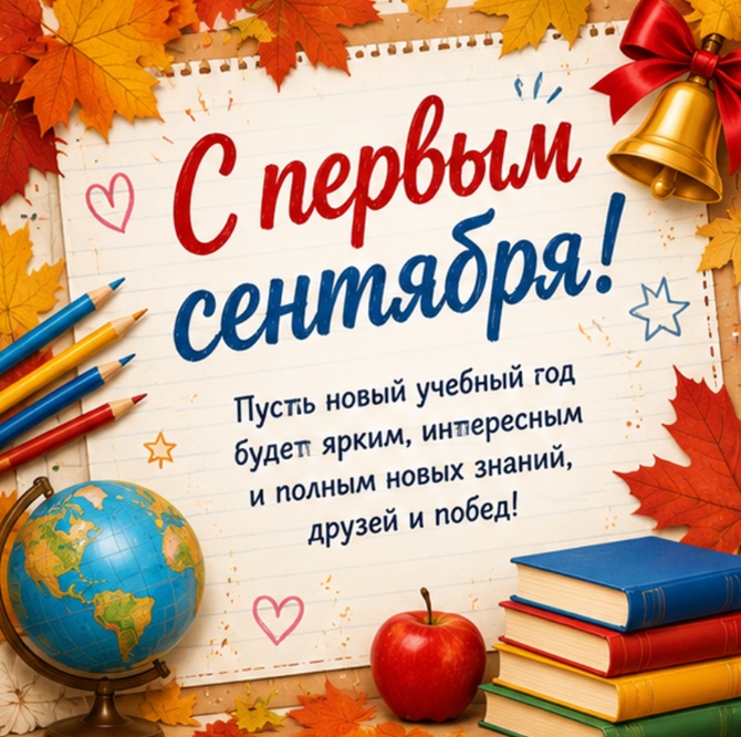 открытки с первым сентября